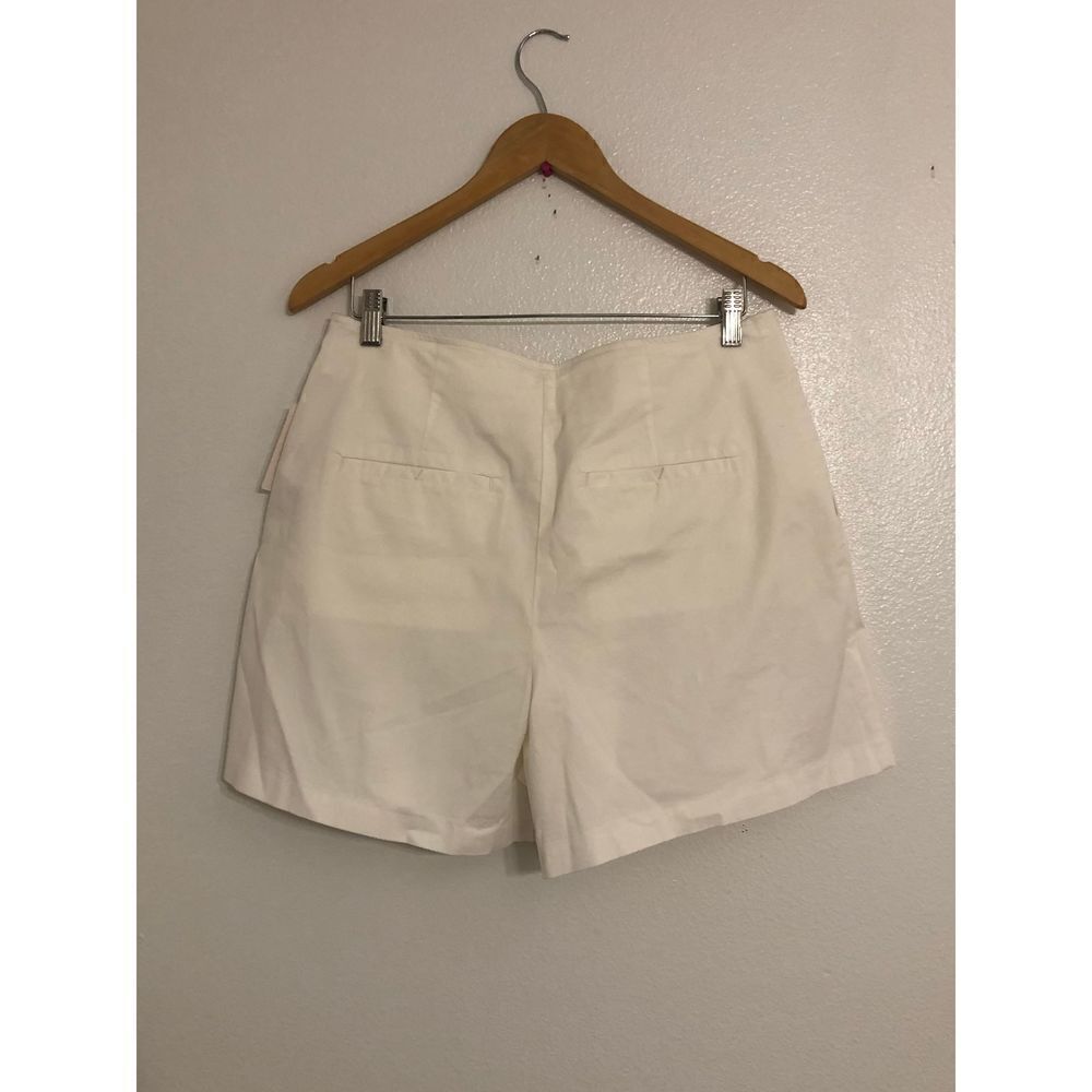 Brand New Anthropologie Maeve White Pleated Front Tennis Mini Skort Size 10 - Picture 5 of 13